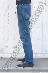 Leg Man White Casual Jeans Average